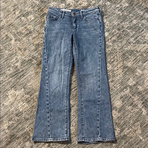 Pilcro and letterpress - Anthroplogie-Women's Blue Jeans high rise flare size 26 - Picture 1 of 5